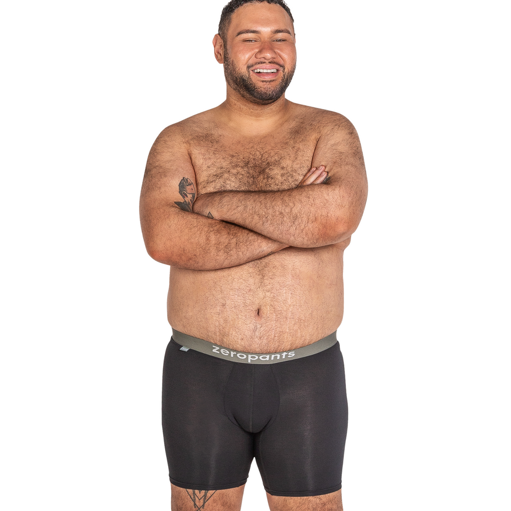 Zero Black - Mens no chafe bamboo underwear - Single Pack – Zero Pants Zero Black - Mens no chafe bamboo underwear - Single Pack – Zero Pants